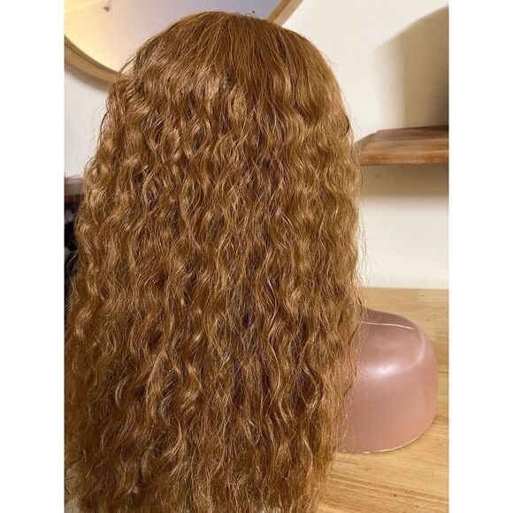Curly lace front wig 20”